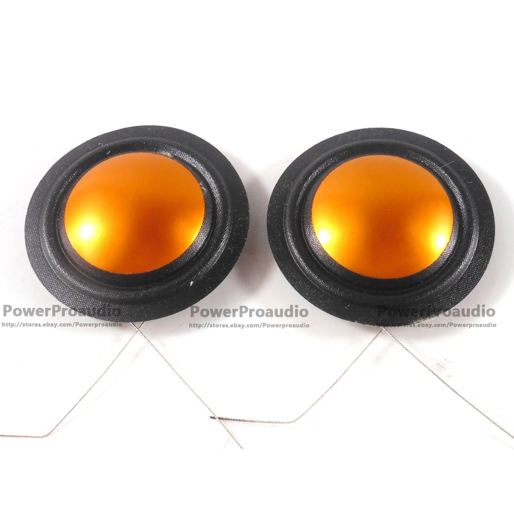 

2 pcs 25.4mm 25.5mm (1") silk + Gold titanium diaphragm dome Tweeters voice coil 8ohm