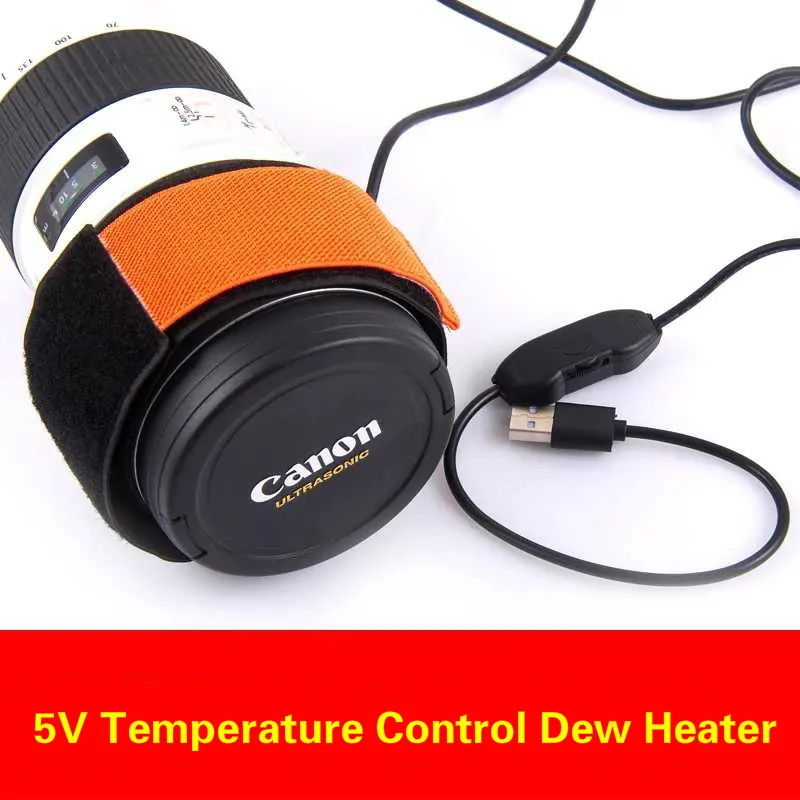 Lente da Câmera Controle de Temperatura Telescópio Dslr Alça Aquecedor Linear Orvalho Dispositivos 3 Tipos 25 - 30 40 cm Pode Escolher Cso 5 v 4 V Alça Aquecedor Aquecedor Controle de Temperatura
