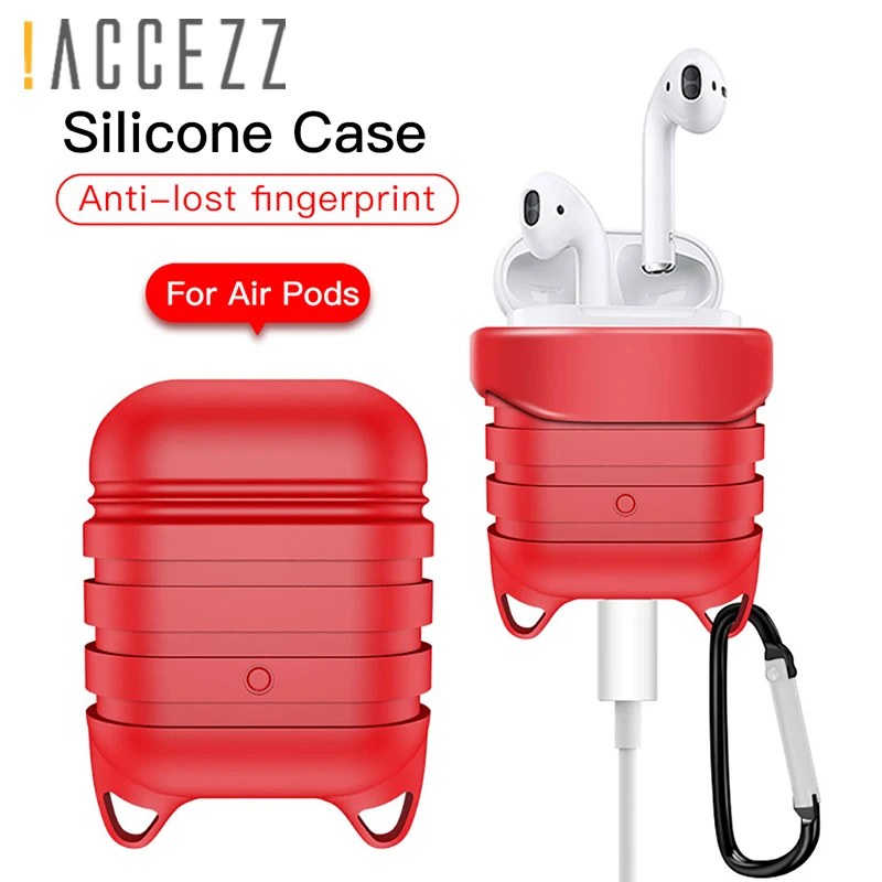 ! ACCEZZ для Apple AirPods Bluetooth беспроводные наушники чехол защитные Аксессуары Чехол