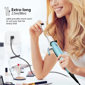 

EU Plug Ceramic Steam Hair Curler Curling Spray Hair Iron Styler For Hair Curling Salon Styling Tools