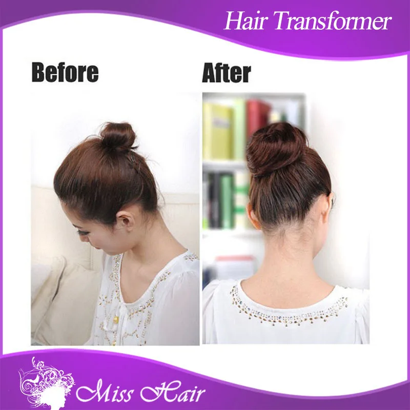 Aliexpress.com Acheter Nouvel accessoire remy cheveux bun accessoire de cheveux de mode donut anneau queue de cheval Chignon 100% naturel postiche Chignon
