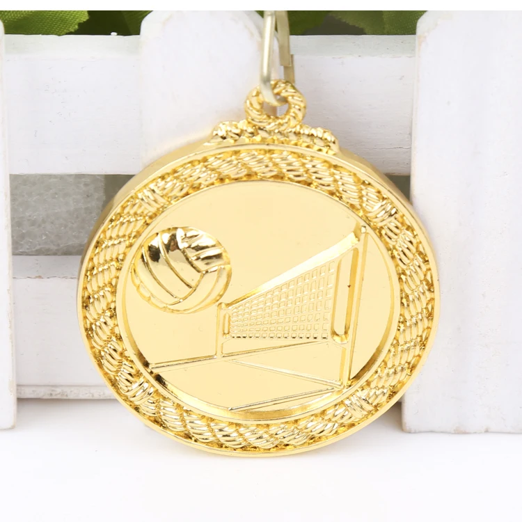 

Volleyba medal School game Medal Gold Silver Bronze Motion, Honor Communication Ability/self-confidence Developing 5.0 cm=3pc