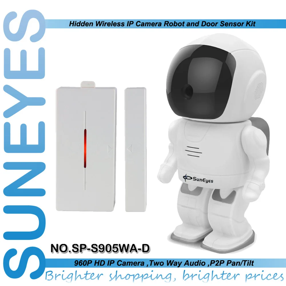 SunEyes SP S905WA D Robot IP Camera Wireless 1.3MP HD Surveillance
