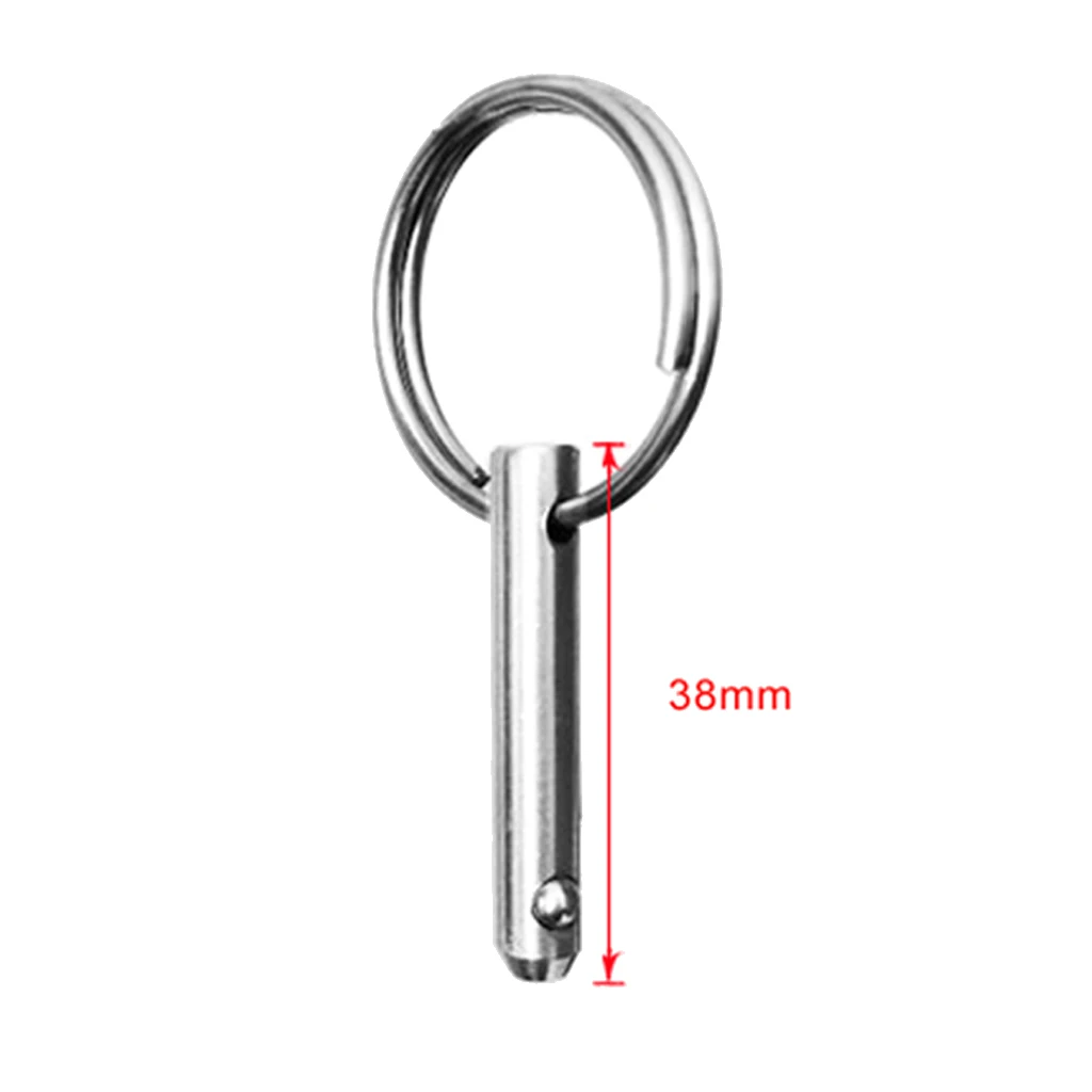 Locking Pin With Ball Lock (2 Pieces Set) For Boat Hood Awning Bimini