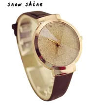 snowshine #10xin Woman Girl Luxury Sands Starry Simple Temperament Quartz Watch free shipping