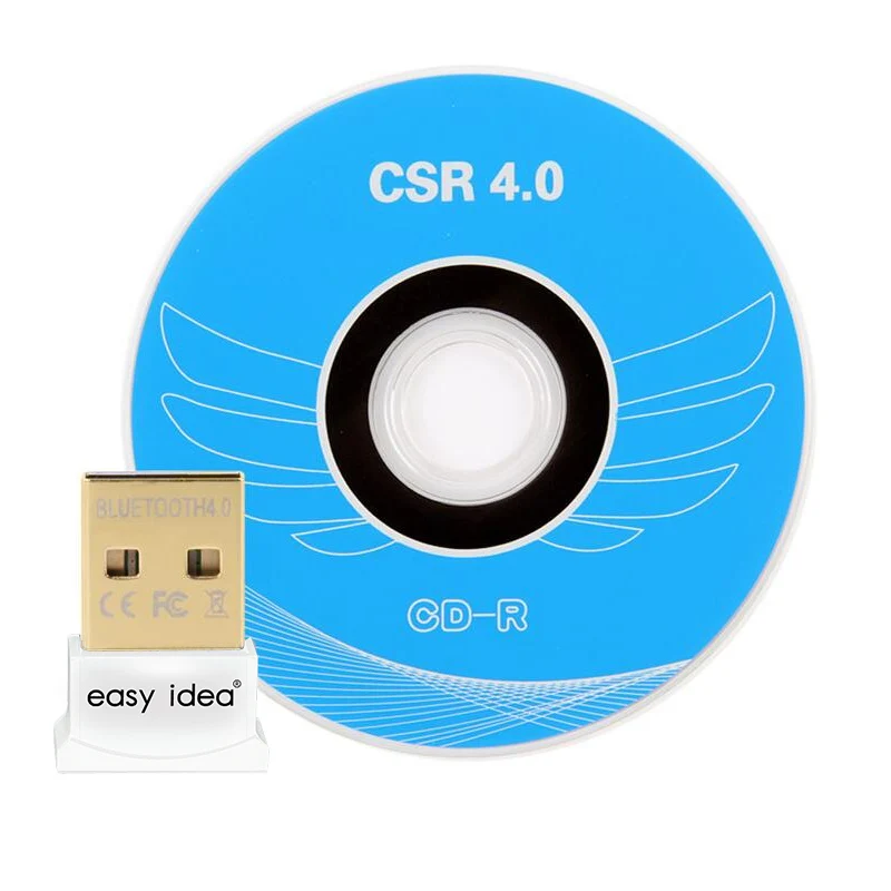White Mini Беспроводной USB Bluetooth адаптер ПК Bluetooth Dongle CSR 4,0 мини аудио приемник Высокое скорость передатчик для компьютера PC - Цвет: White Mini