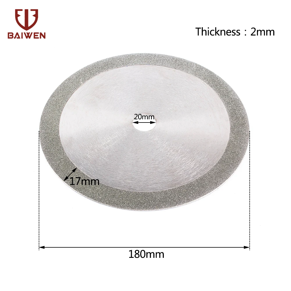 Free shipping  180mm diamond saw blade 4 inch for cutting porcelain and ceramic tile cutting blade