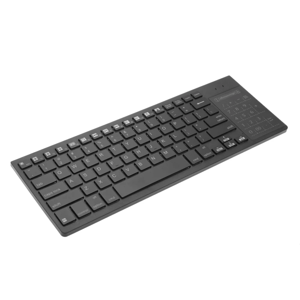 iPazzPort Ultra Slim Bluetooth Wireless Keyboard mechanical Keyboard with Touchpad Backlight for