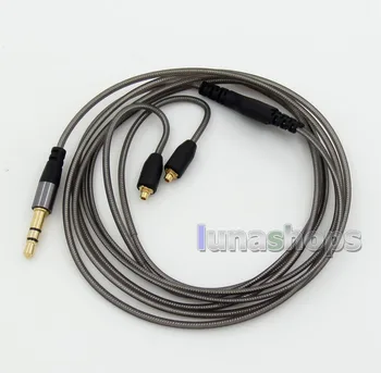 

LN005866 With Earphone Hook Aluminium Foil Plated TPE Cable For Shure SE215 SE315 SE425 SE535 SE846