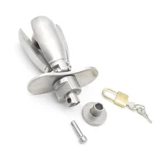 Top 304 stainless steel dilator open anal expander heavy butt plugs ass plug metal buttplug anus