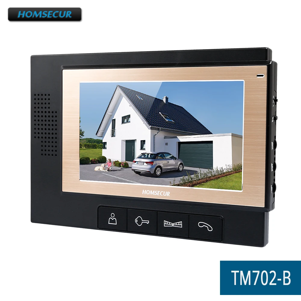 

HOMSECUR AU Local Delivery 7" Indoor Monitor TM702-B For HDW Wired Video Door Phone Intercom System