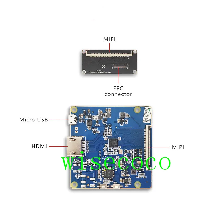 2560*1440 5.5 inch 2K LCD display LS055R1SX04 MIPI to HDMI board for Wanhao d7 plus lcd