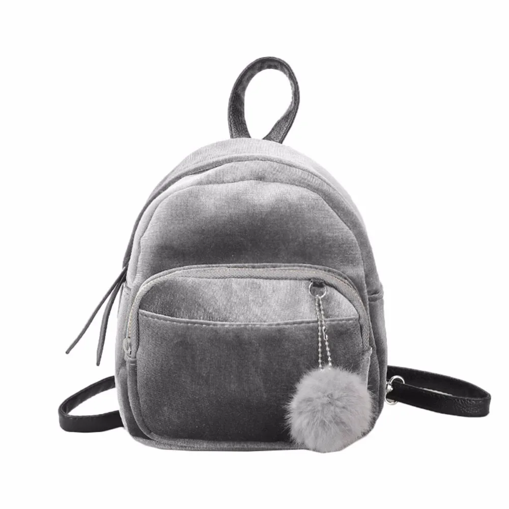 small suede backpack