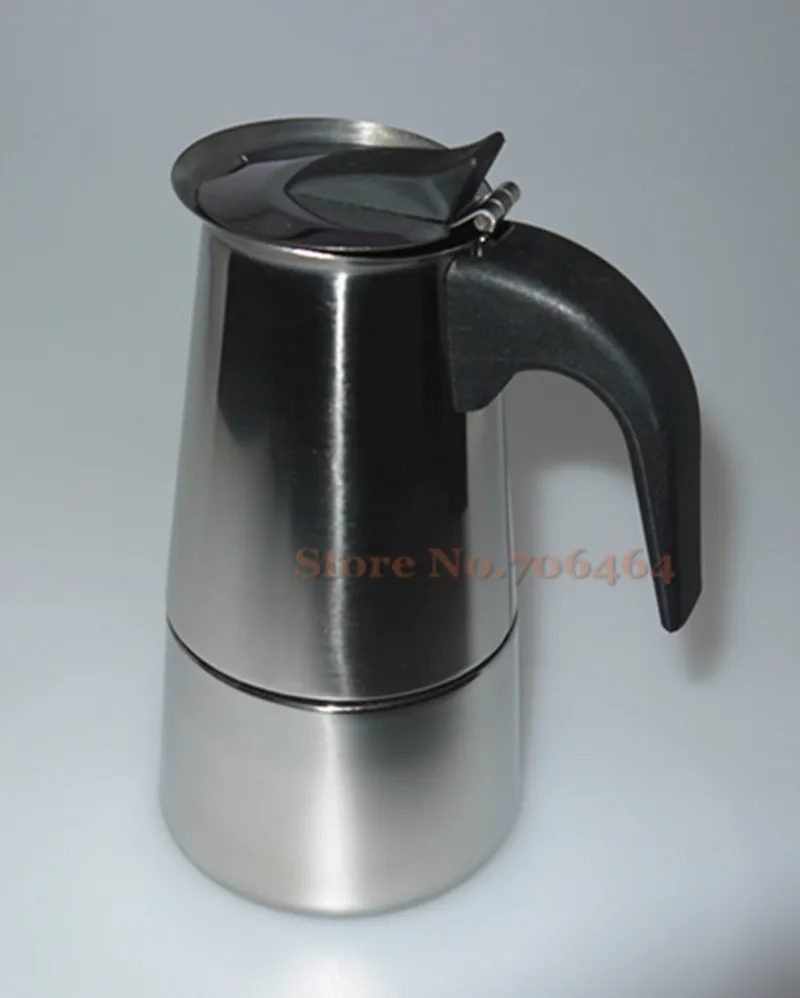 Высококачественная Кофеварка/гейзерная кофеварка, кофейник для эспрессо кофеварка вакуум кофейник - Цвет: Stainless steel 6