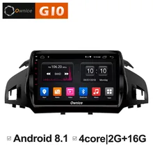 Android 8,1 блок автомобиля Радио стерео аудио gps навигатор dvd Intelligent мультимедийный плеер для Ford Kuga 2013 2014 2015 2016 2017