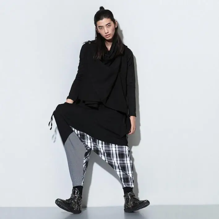 Весенние Модные свободные брюки для мужчин; мужские брюки для ног; pantalones hombre cargo; шаровары для мужчин; pantalon homme
