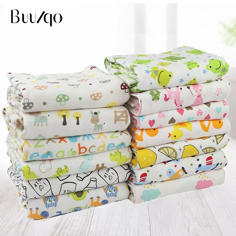 

hot sale baby printed fabric 1.7 meters wide soft cotton knitted cloth baby clothes Bib cotton cloth fabric