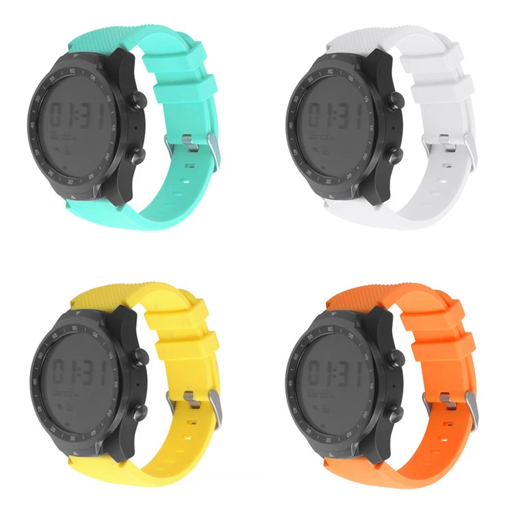 22 мм силиконовый ремешок-браслет для Ticwatch Pro S2 Smart Watch сменный Браслет для samsung gear S3 браслет для huawei Watch GT