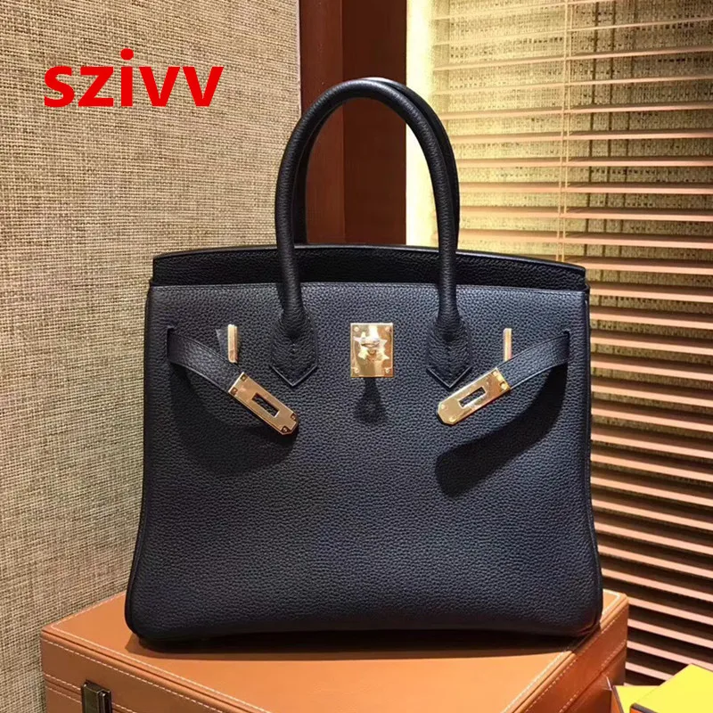 0 : Buy 100% Genuine cow Leather Luxury Handbags Bags Designer Crossbody Bags For ...