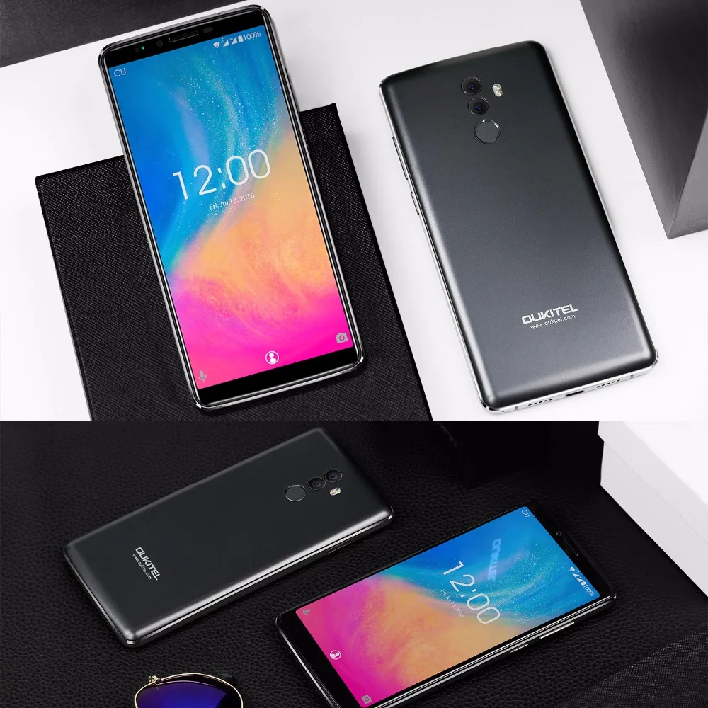 OUKITEL K8 Android 8 0 6 &quotFHD + 18:9 MTK6750T Восьмиядерный 4 Гб ОЗУ 64 ПЗУ 5000 мАч 13 МП 5 отпечаток