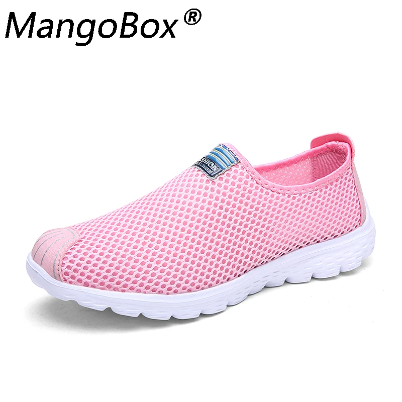 

Women's Shoes Unisex Light Sneakers Summer Flats Breathable Comfortable Mesh Lady Big Size 46 Casual Walking Outdoor Beach Shoes