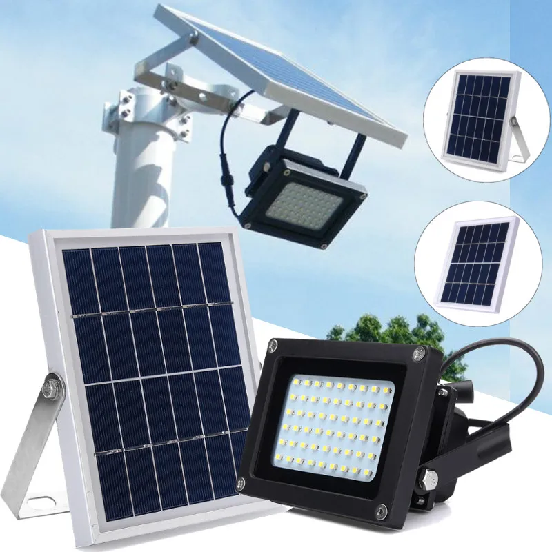 

Smuxi Solar Light 54 LED Dark Sensor Solar Lamp Light Spotlight Wall Lamps Floodlight Outdoor Emergency Flood Light