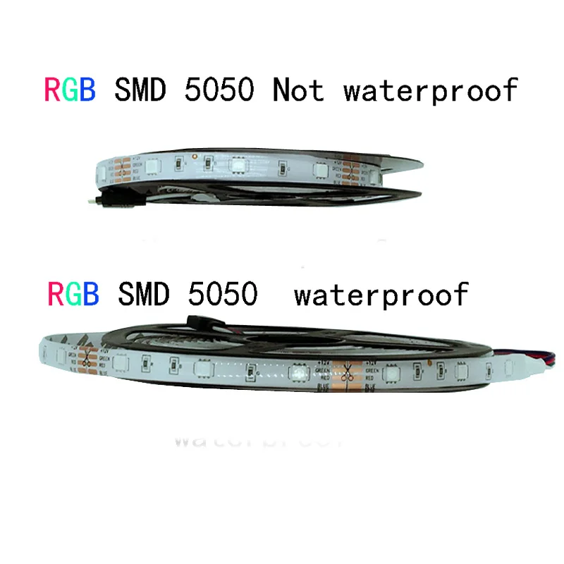 Smd rgb не/водонепроницаемый светодиодный свет Газа 5050 2835 10 м 5 м светодиодный Luce светодиодный rgb диода светодиодный ribbonflexible Регулятор DC 12 В