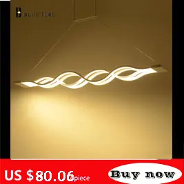 Люстры треугольной формы для домашнего освещения, AC85-265V, столовой, гостиной, внутреннего освещения, акриловые подвески, люстра