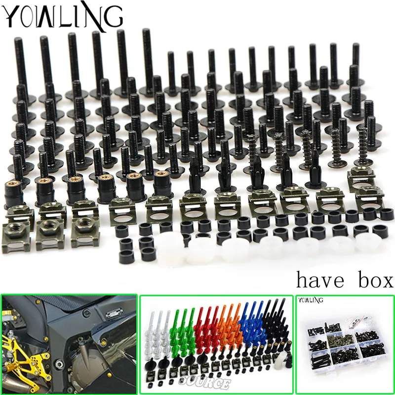 

Fairing bolts For HONDA VFR800 VFR 800 800F 2002-2012 Body Fairing Bolt Screw Fastener Fixation Kit
