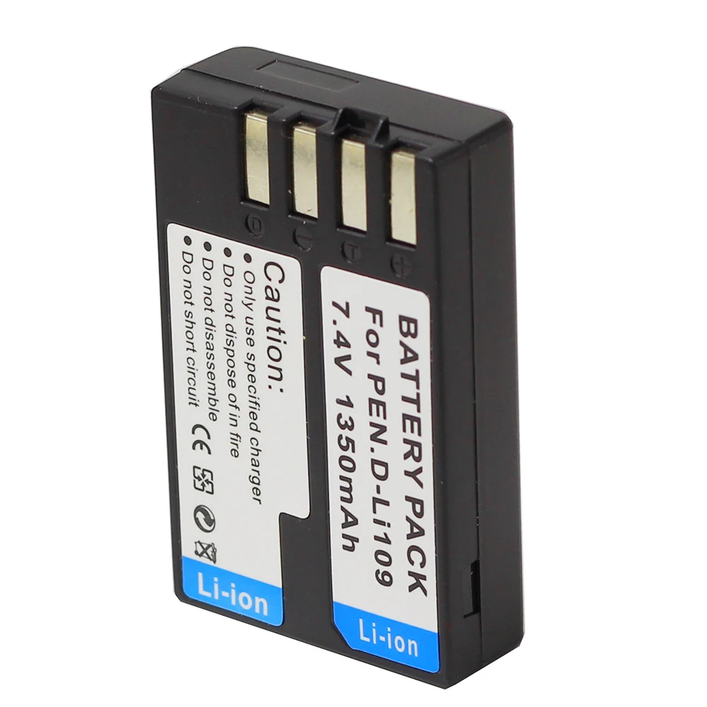 Doscing 7 2 V 1350mAh akku DLI109 D LI109 Аккумулятор для Камеры PENTAX K R KR K2 K30 K50 30 K500 50 L10|Цифровые