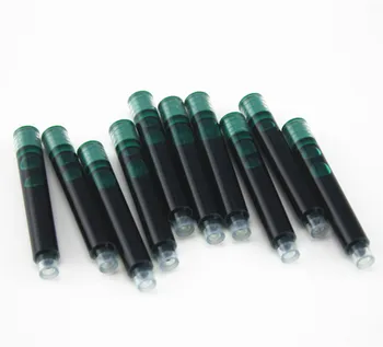 

10 Pcs/Lot Disposable Color Fountain Pen Ink Cartridges Refills Universal design pen refill caliber 3.4MM