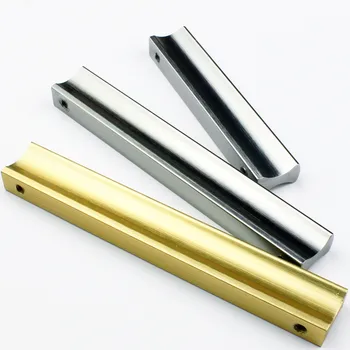 

5Pcs Modern Concise Design Style Satin Nickel Aluminum Alloy Solid Cabinet Handle Drawers Pulls