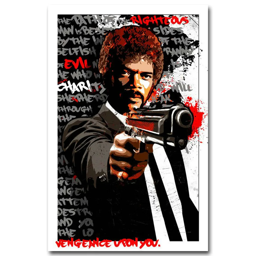 Pulp Fiction Poster Classic Film Movie Art Silk Posters Print 13x20 inch