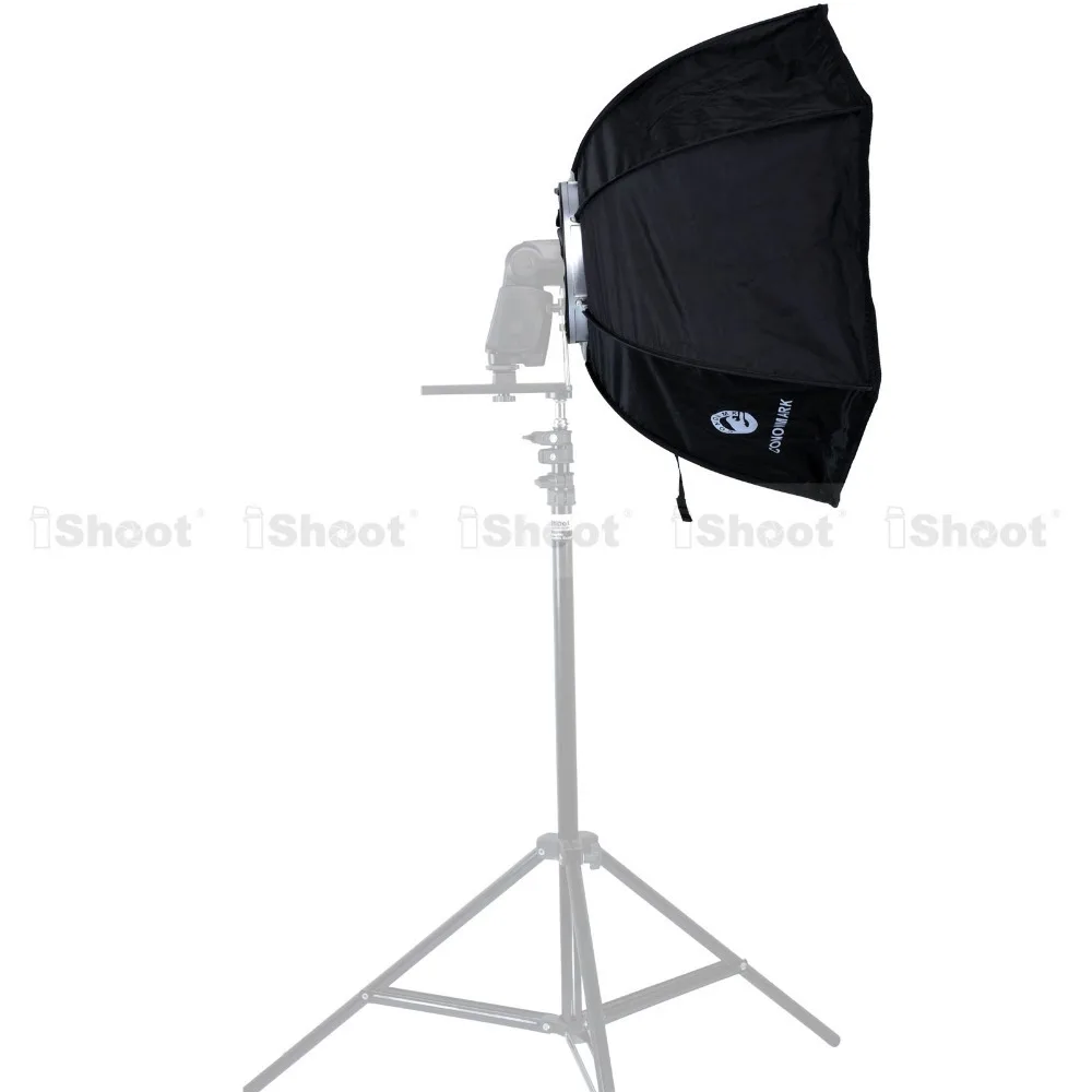 46cm Foldable Hexagonal Speedlite Flash Softbox Diffuser Reflector with