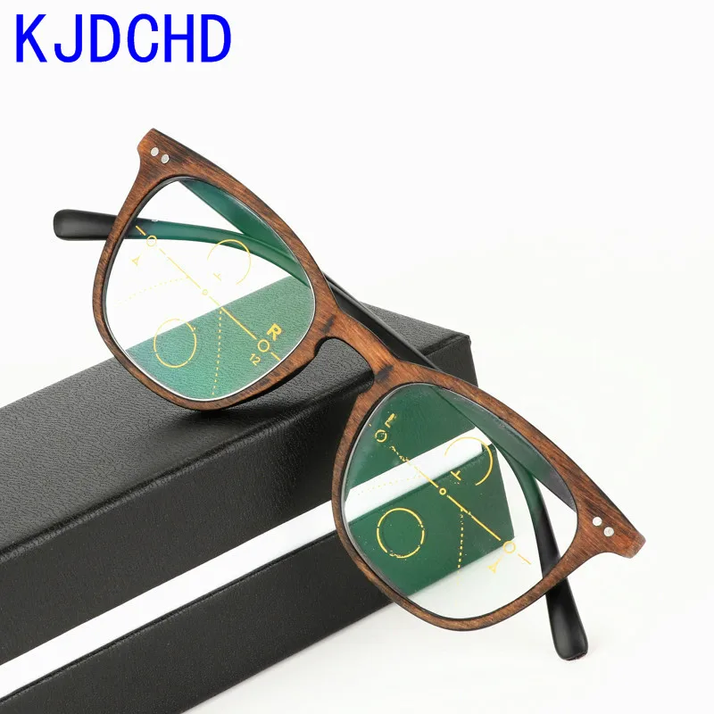 

2019 Ultra Light antifatigue Progressive Multifocal Fashion Reading Glasses men Female Bifocal Intelligence diopter glasses