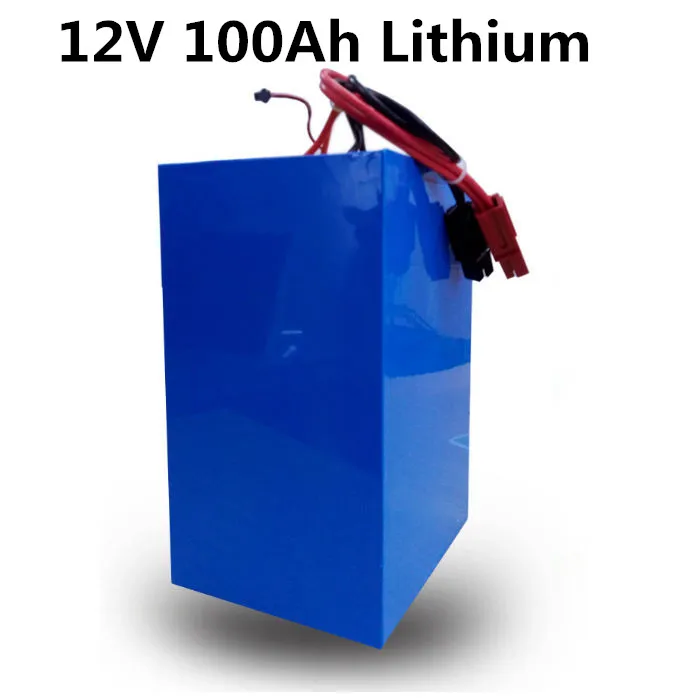 

12V 100Ah lithium battery pack with bms for solar energy storage home storage caravan UPS solar power system+charger