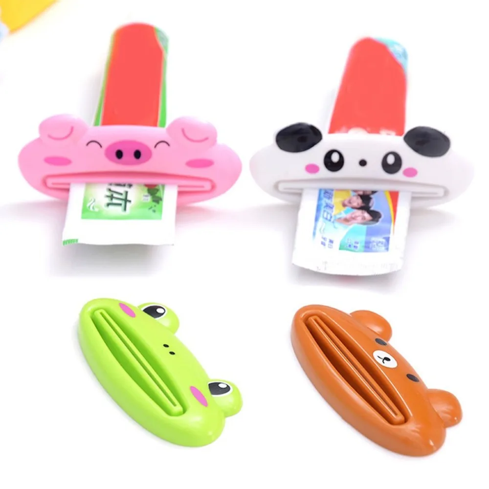Animal Tube Squeezer Cartoon Bathroom Toothpaste Dispenser Easy Squeeze