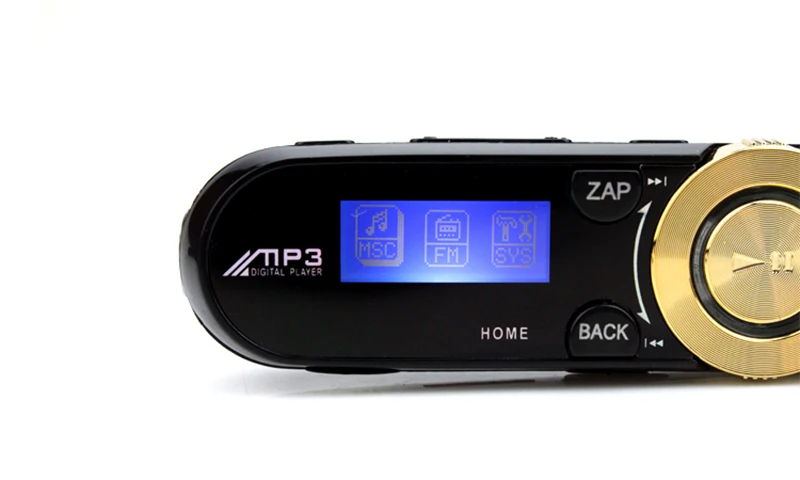 Абсолютно портативный мини цифровой ЖК-экран USB MP3 музыкальный плеер с TF слотом для карт Поддержка функции fm-радио+ наушники в подарок