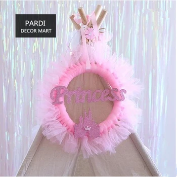 

Birthday party decoration tutu tull garland Princess garland decoration wedding decorations 1pc/lot