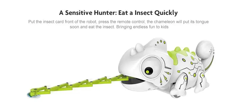 Пульт дистанционного управления Хамелеон 2,4 ГГц умный робот для питомцев, игрушка для детей, подарок на день рождения, забавная игрушка, животные на дистанционном управлении