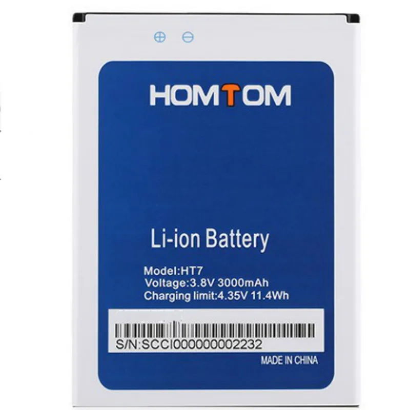 3000mAh Battery For HOMTOM HT7/HT7 Pro mobile phone Batteries + track