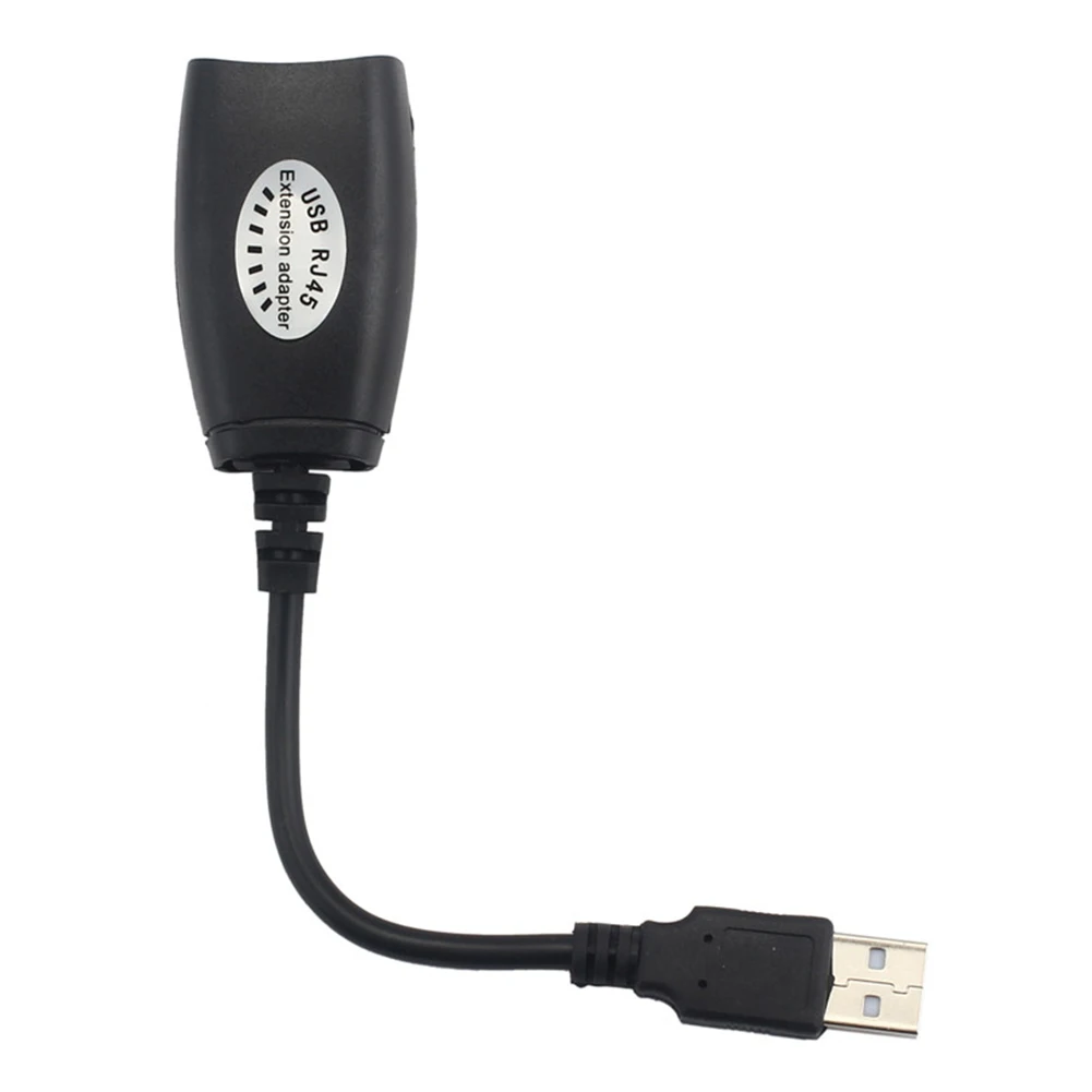 RJ45 сетевой кабель-удлинитель USB адаптер до 50 м длина + RJ45 до 2-Порты и разъёмы USB концентратор