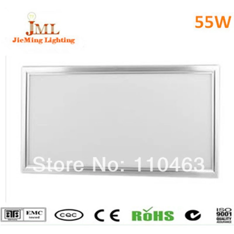 

2017 led panel light 55W AC85-265V 3800lm promition price led panel light 600x1200mm ceiling lamp recessed light free shipping