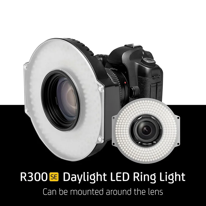 

F&V R-300 SE Daylight LED Ring Light / Video/ Studio Light / For DSLR with Carrying Case