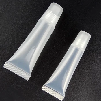 

10pcs 8ml Empty Tubes Lip Gloss Balm Clear Cosmetic Containers