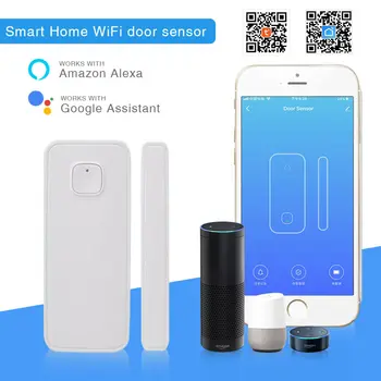 

WiFi Home Door and window magnetic alarm Smart Life APP Intelligent Control Tuya