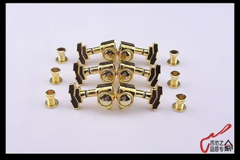 

2019 New + Factory + Made in Korea JinHo Brand tuning pegs Gold butterfly deluxe tuning pegs 3 left and 3 right