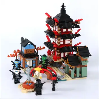 

Phantom Ninja Airshen Temple Children 6 Years Old Plastic Puzzle Assembled Building