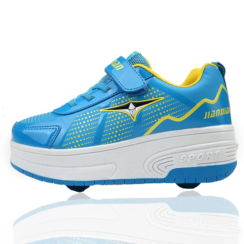 Heelys/супер светильник Кроссовки с колесами для мальчиков Сезон весна