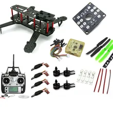 Углеродного волокна мини QAV250 C250 Квадрокоптер корпус двигателя Simonk 12A Esc MT2204 2300KV Flysky T6 CC3D полета Управление 6030 винтов